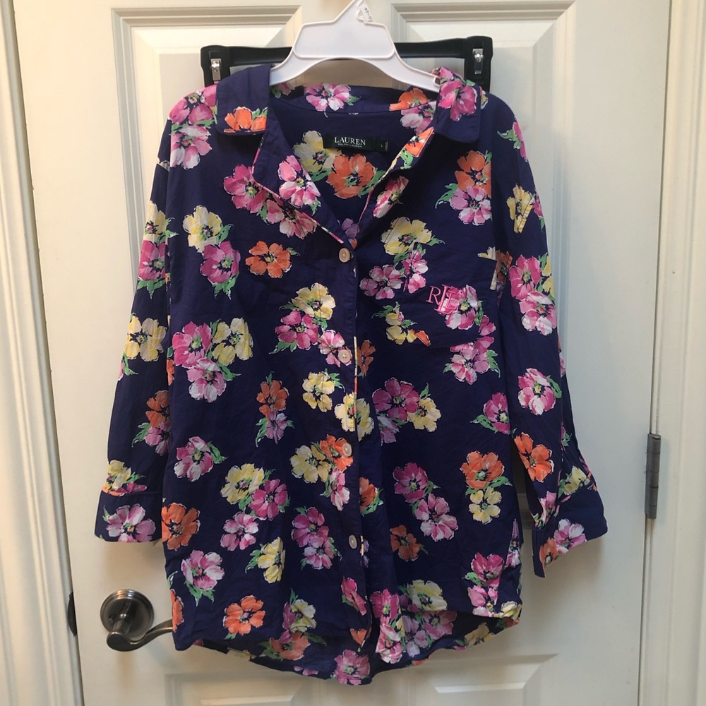 Ralph Lauren Floral Button Down Shirt